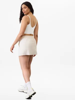 New Athleta 16 Brooklyn Mid Rise 13 1/2 Skort Bone White Size 16 Regular thumbnail 5