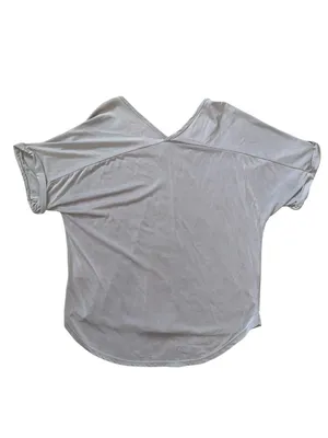 Alya Cuffed Sleeve V Neck T-Shirt thumbnail 2