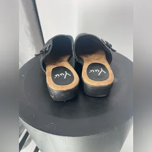 Yuu leather black‎ slip ons size 10 woman's Bin 1 thumbnail 6
