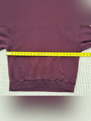 Colorful Standard Organic Oversized Hoodie in Oxblood Red Large thumbnail 6