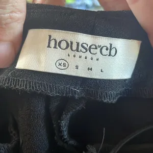 New! House of CB Layla Black V-Front Trousers‎ Size XS $149 thumbnail 9