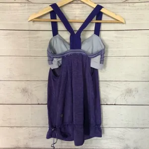 Lululemon Rest Less Tank Heathered Bruised Berry‎ 4 thumbnail 3