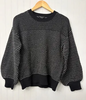 Summersalt Crewneck Balloon Sleeve Pullover Sweater Women Size Small thumbnail 1