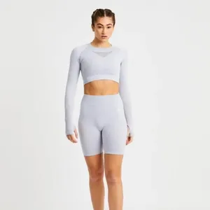 AYBL Light‎ Blue Seamless Athletic Shorts Size XL thumbnail 2