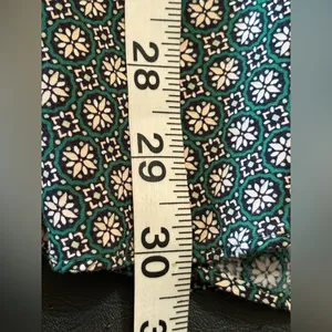 J. Jill Black and Cream Geometric A-Line Skirt thumbnail 11