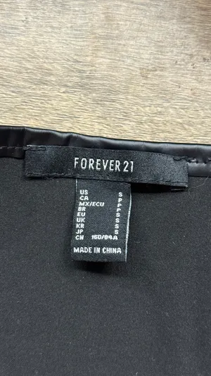 Forever 21 Black Halter Top thumbnail 5