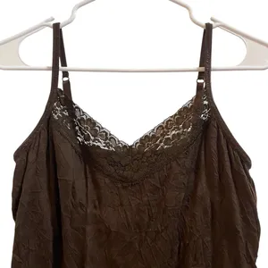 Y2k lace Trim Babydoll camisole tank top Women’s Large thumbnail 2