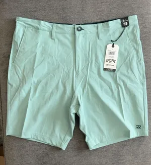 Billabong Crossfire Submersible 19" Hybrid Shorts – Men’s 38 – Mint/Aqua – Mid Length – NWT thumbnail 1