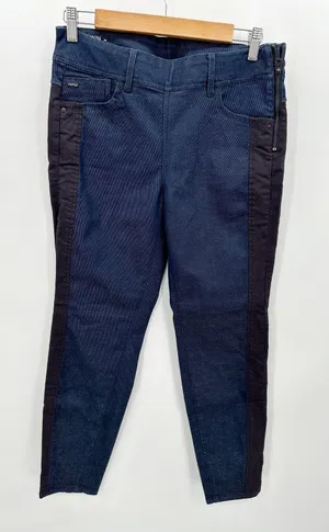 G-Star Raw Lynn Mid Skinny Jeans Womens 28x32 Blue Dark Wash Side Zip Tuxedo thumbnail 1