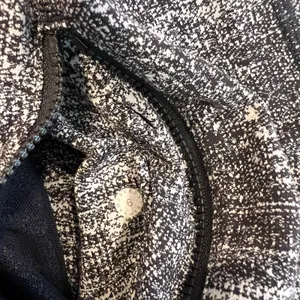 Lululemon Define Jacket Rush Jacquard Black White Size 6 women thumbnail 3