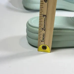 Clarks Size-9W Cloudsteppers Washable Slide Drift Twist Sandals‎ Mint thumbnail 3