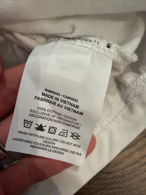 Nike Oversized White Cheetah Print T-Shirt Size Small - C1 thumbnail 6