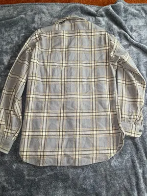 Vintage Pendleton Wool Plaid Button Up Shirt Men’s Medium USA Made Gray Brown thumbnail 2
