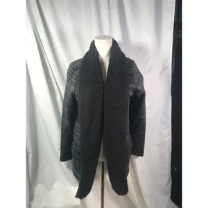 LL Bean Women's Fair Isle Sherpa Lined Cardigan Sweater‎ Jacket Size M thumbnail 5