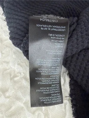 We The Free Black Waffle Knit Pullover Sz small thumbnail 5