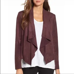 ✨ KUT FROM THE KLOTH Tayanita Faux Suede Jacket In Burgundy✨ thumbnail 2