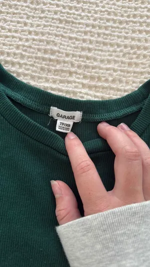 Garage Green Baby Tee thumbnail 3