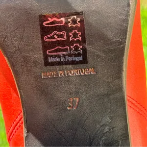 Free People Grayson Red Knee High Boots Leather EU 37 Block Heel thumbnail 7