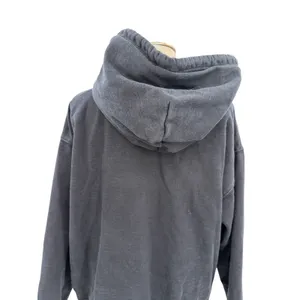 Aritzia TNA Cozy Fleece Hoodie Black Pullover Kangaroo Pocket Oversized Large‎ thumbnail 8