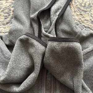 The North Face Gray Zip-Up Hoodie thumbnail 4