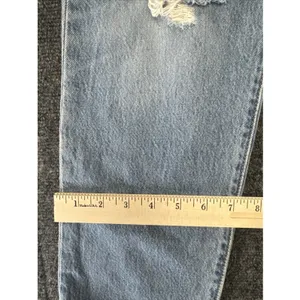 Levi’s 501 Original Jeans Women’s Approx W27 Light Wash Distressed Button Fly thumbnail 10