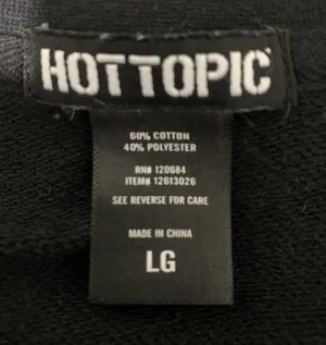 Hot Topic - Geometric Floral Lace Up Sweatshirt size L thumbnail 10