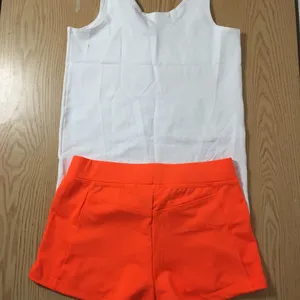 B21 New Womens 2Pc Hooters Girl Uniform Tank and Shorts Size fit Xs/Small/Medium thumbnail 5