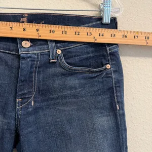 7 For All Mankind 7FAMK Dojo Crop Jeans Medium Wash Size 27 thumbnail 10