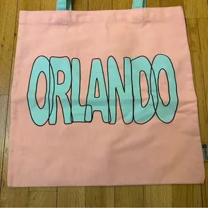 Orlando Pink and Blue Tote Bag thumbnail 2