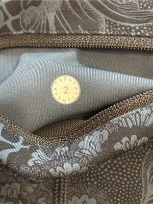 Lululemon Speed Up Crop 21" Nouveau Mach Blue Black Legging size 2 thumbnail 6