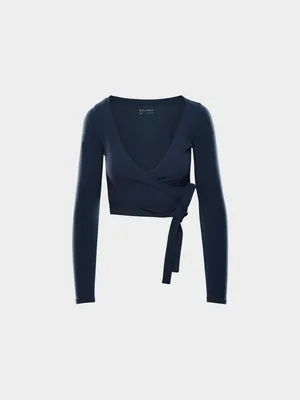 NWT Aritzia Golden BUTTER Focal Wrap Long sleeve Admiral L thumbnail 8