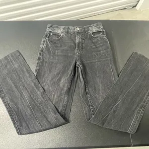 Zara Charcoal Denim Jeans NWOT thumbnail 7