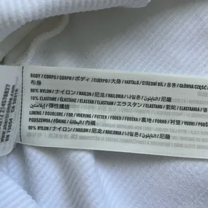 Abercrombie & Fitch White Ribbed Tank Bodysuit in Women's Medium thumbnail 6