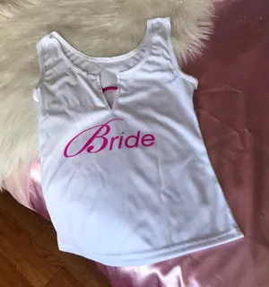 Cutest BRIDE Barbie tank thumbnail 1