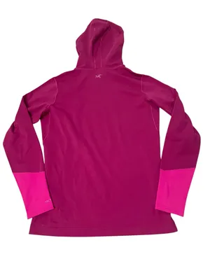 Arc'teryx Women's Fuchsia RHO Hoody Active Outdoor Hiking Camping thumbnail 2