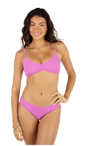 NWT Hurley Textured Wave Scrunch Bralette Bikini Top HU009T5 Orchid Purple M thumbnail 1