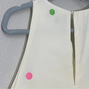Lulus Near Or Bar Cream Shift Dress Nwt Woman's Size Medium Spring thumbnail 6