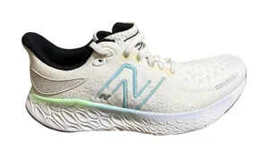 Women's New Balance Fresh Foam X 1080v12 White Beach Blue Green Aura thumbnail 1