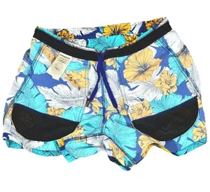 Patagonia Women’s Shorts XS Tropical Floral Blue Nylon Beach Outdoors Baggies thumbnail 8