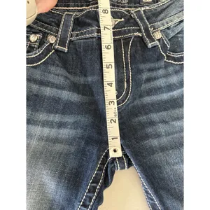 Miss Me Women's Embellished Bling Multicolor Signature Straight Dark Wash 27 thumbnail 8
