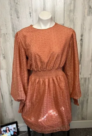 Missvishne orange dress Orange thumbnail 1