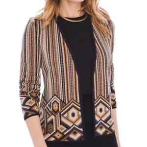 Chico's Geometric Knit Sweater thumbnail 2