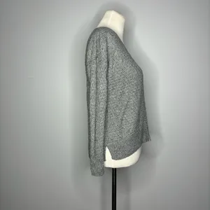 American Eagle Outfitters- Grey V-Neck Sweater thumbnail 3