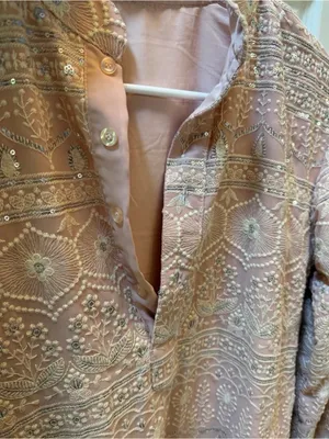 Long Sleeve Embroidered Pink Tunic Dress thumbnail 2