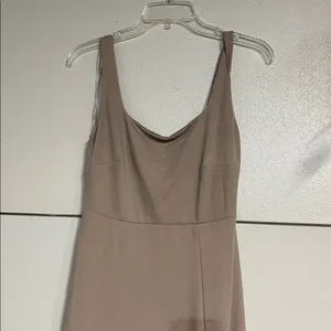 Birdy Grey Alex Taupe Maxi Bridesmaids Dress Gown Beige New Small thumbnail 3