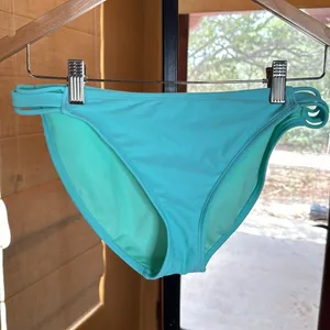 Arizona Jeans Turquoise Strappy Push Up Bikini Set Aztec Print Size Large thumbnail 5