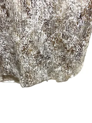 Free People Midnight Dreamer Metallic Sequin Tunic Silver Size XS Glam Wedding thumbnail 12
