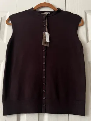 Milano Milano Knit Top in Deep Brown thumbnail 1