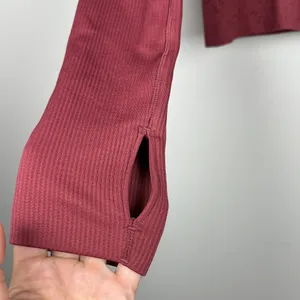 Lululemon EUC Rest Less Cropped 1/2 Zip Dusty Rose thumbnail 3