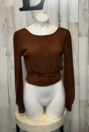 21 saints brown blouse Brown Size L thumbnail 1